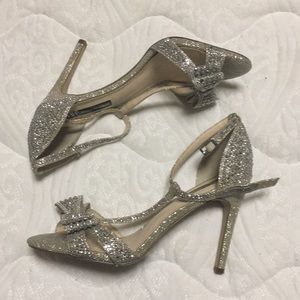 INC sequin heels